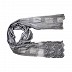 Designer Three Liner Mountain Design Hijab With Pearl - Grey Designer Three Liner Mountain Design Hijab With Pearl - Grey